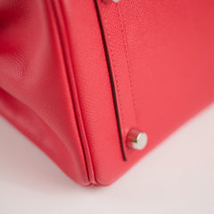 Hermès Hermes Birkin 25 Bougainvillea PHW N Square Stamp 2010