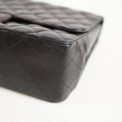 Chanel Jumbo Lambskin Single Classic Flap Black