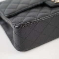 Chanel Caviar Medium/Large Double Classic Flap Black