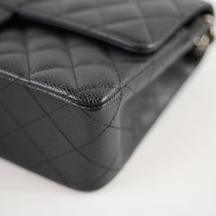 Chanel Caviar Medium/Large Double Classic Flap Black
