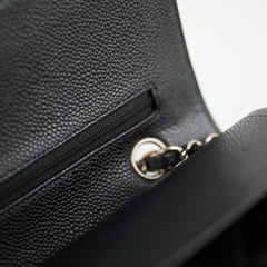 Chanel Caviar Medium/Large Double Classic Flap Black