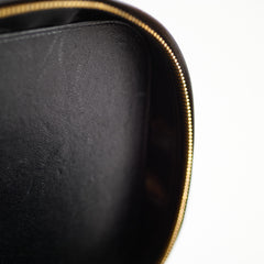 Chanel Patent Black Top Handle Vanity Vintage 1996