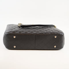 Chanel Caviar Classic Tote Bag Black