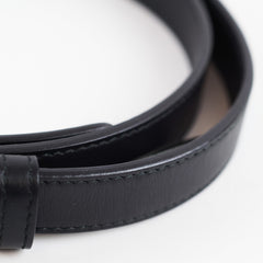 Gucci GG Marmont Thin Belt Black