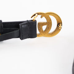 Gucci GG Marmont Thin Belt Black