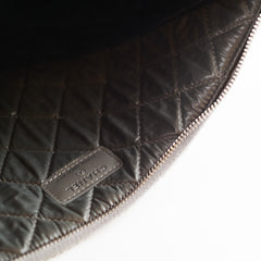 Chanel Deauville O-Case Clutch Tweed Grey