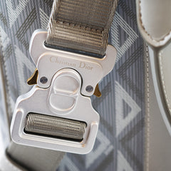 Christian Dior CD Diamond Lingot Briefcase Grey