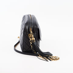 Chanel Camera Bag Diana Black Lambskin 27 Series
