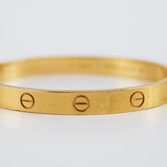 Cartier Classic Love Yellow Gold Size 17 Bracelet