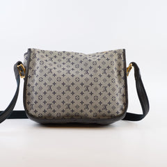 Louis Vuitton Mini Lin Berangere Bleu Shoulder Bag Navy