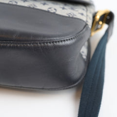 Louis Vuitton Mini Lin Berangere Bleu Shoulder Bag Navy