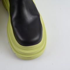 Bottega Veneta Tire Chelsea Boots black Size 36