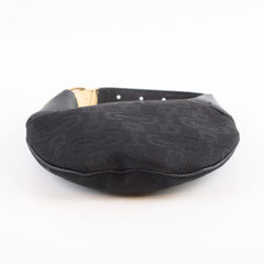 Gucci Horsebit Glam Hobo Bag Black
