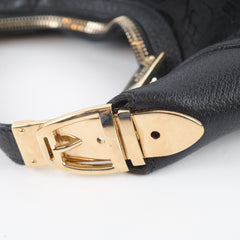 Gucci Horsebit Glam Hobo Bag Black