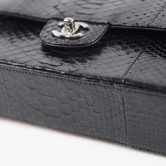 Chanel Medium Classic Flap Python Black