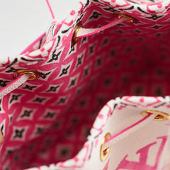 Louis Vuitton By The Pool Mini Noé White Pink
