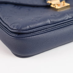 Louis Vuitton Pochette Metis Empreinte Navy 2024