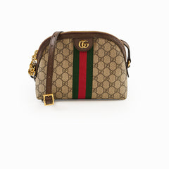 35806. Gucci Ophidia Rounded Shoulder Bag Brown