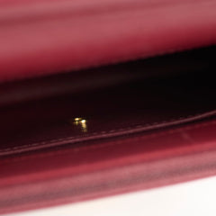 Chanel Seasonal Crossbody Lambskin Burgundy