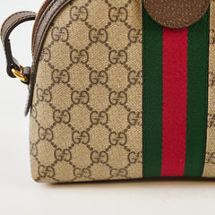 35806. Gucci Ophidia Rounded Shoulder Bag Brown