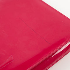 Saint Laurent Patent Clutch Pink