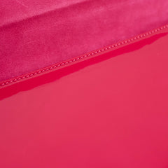 Saint Laurent Patent Clutch Pink