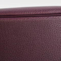 Hermès Hermes Birkin 35 Togo Raisin PHW Square P 2012