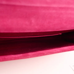 Saint Laurent Patent Clutch Pink