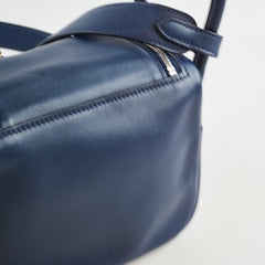 Hermès Mini Lindy Swift Verso Bleu Navy/Bleu Frida - Z Stamp