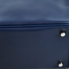Hermès Mini Lindy Swift Verso Bleu Navy/Bleu Frida - Z Stamp