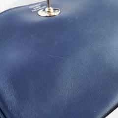 Hermès Mini Lindy Swift Verso Bleu Navy/Bleu Frida - Z Stamp