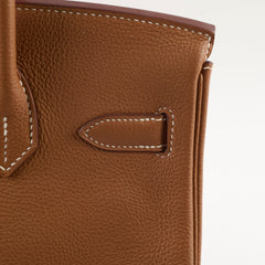 Hermes Birkin 30 Togo Gold Y Stamp