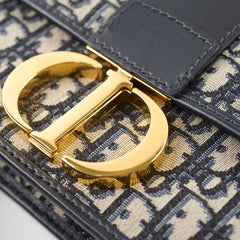 Dior 30 Montaigne Navy Oblique Jacquard