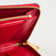 Louis Vuitton Daily Organiser Wallet Red Vernis