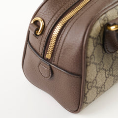 Gucci Mini Ophidia Boston Bag Brown