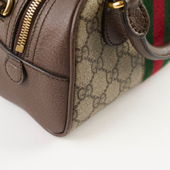 Gucci Mini Ophidia Boston Bag Brown