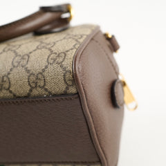 Gucci Mini Ophidia Boston Bag Brown