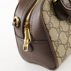 Gucci Mini Ophidia Boston Bag Brown