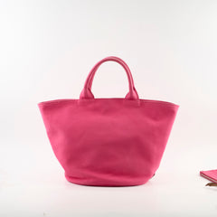 Prada Canapa Canvas Tote Pink
