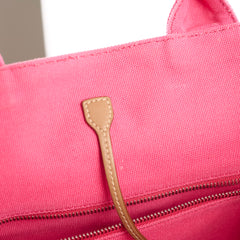 Prada Canapa Canvas Tote Pink