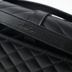 Saint Laurent Medium Envelope Quilted Black