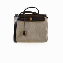 Hermès Herbag 31 Criss Viking Black & White