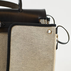 Hermès Herbag 31 Criss Viking Black & White