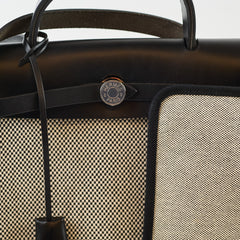 Hermès Herbag 31 Criss Viking Black & White