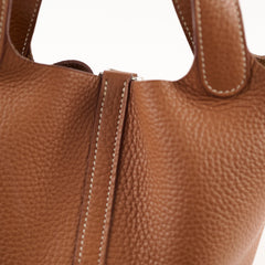 Hermes Picotin 18 Clemence Gold - Stamp X