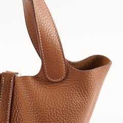 Hermes Picotin 18 Clemence Gold - Stamp X