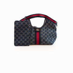 Gucci GG Giglio Small Denim Bag