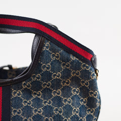Gucci GG Giglio Small Denim Bag