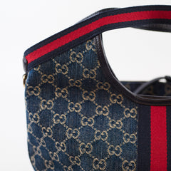 Gucci GG Giglio Small Denim Bag
