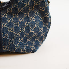 Gucci GG Giglio Small Denim Bag